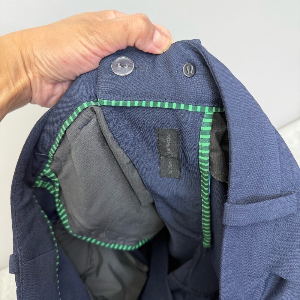 Lululemon ABC Pant Slim *Warpstreme" True Navy (First Release) sz 30(?) - Picture 8 of 17